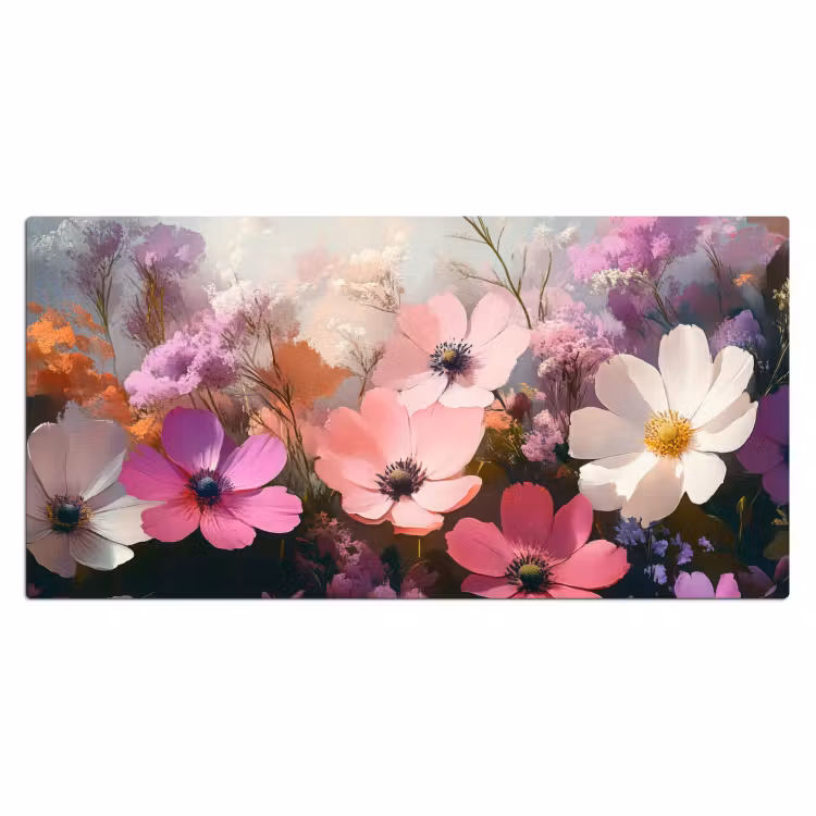 Bureau onderlegger - Bloemen - Kleurrijk - Bloei — 1