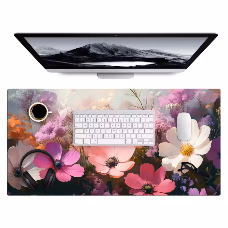 Bureau onderlegger - Bloemen - Kleurrijk - Bloei — 3
