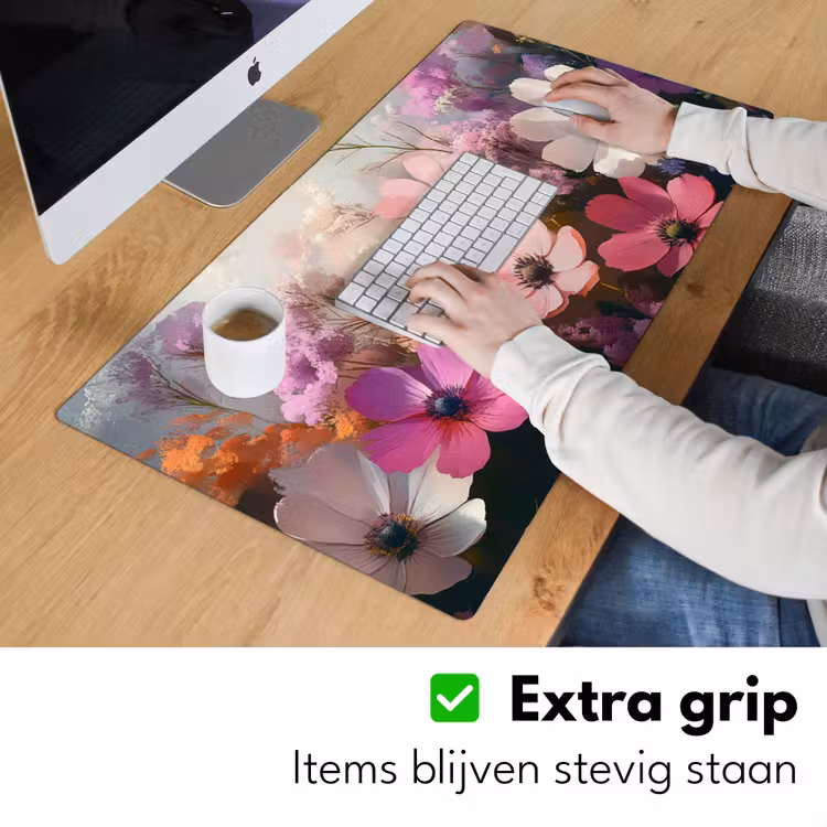 Bureau onderlegger - Bloemen - Kleurrijk - Bloei — 5
