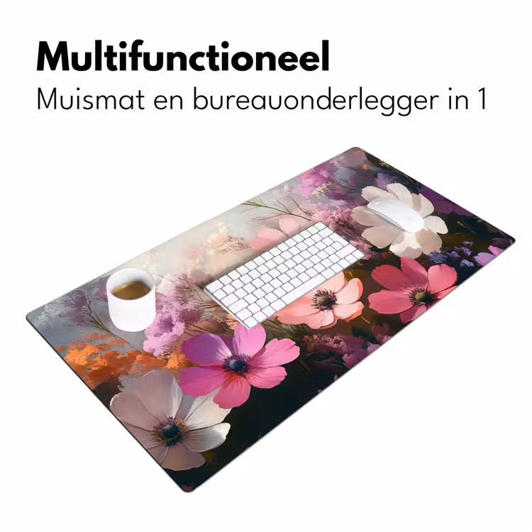 Bureau onderlegger - Bloemen - Kleurrijk - Bloei — 6