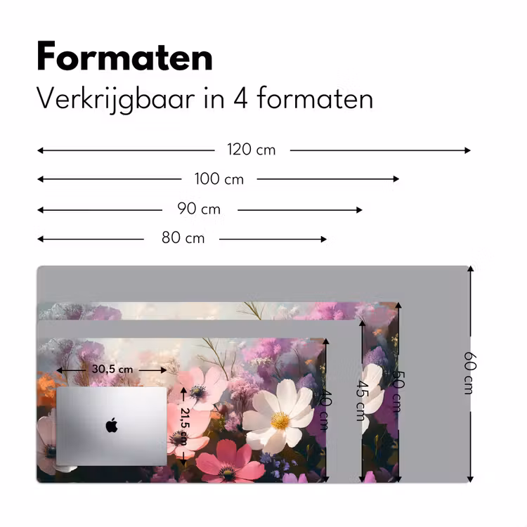 Bureau onderlegger - Bloemen - Kleurrijk - Bloei — 7