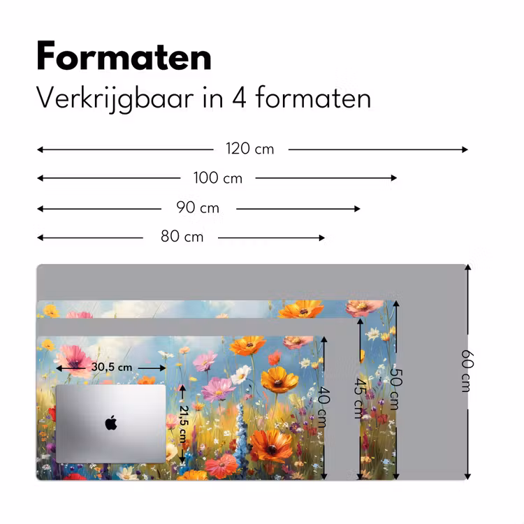 Bureau onderlegger - Bloemen - Natuur - Botanisch - Kunst — 7