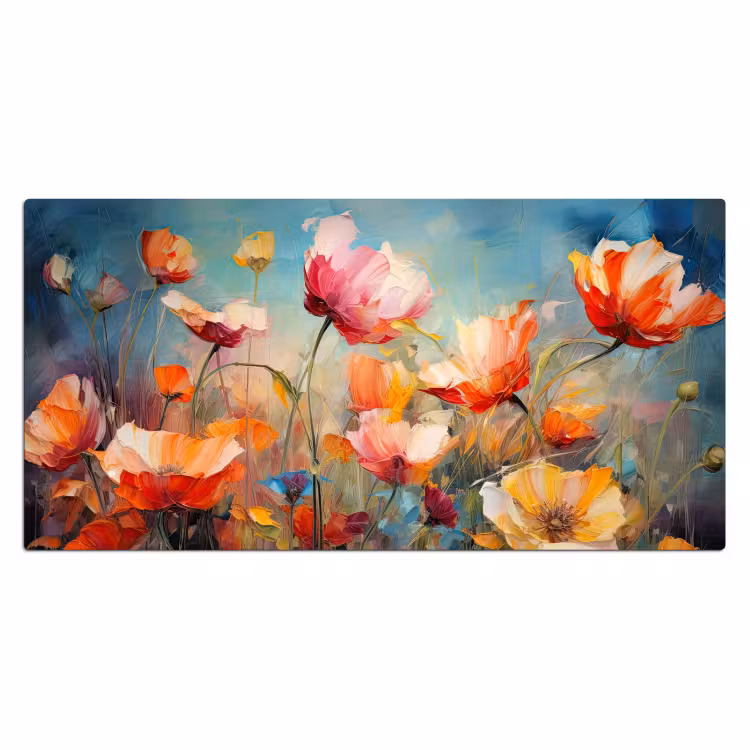 Bureau onderlegger - Bloemen - Watercolor - Kunst - Botanisch - Natuur — 1