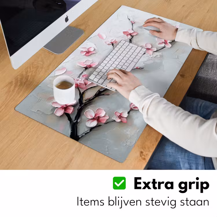 Bureau onderlegger - Bloesem - Kunstzinnig - Roze - Sakura — 5