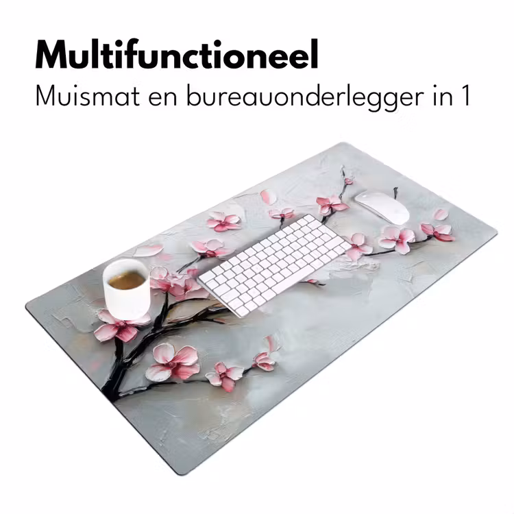 Bureau onderlegger - Bloesem - Kunstzinnig - Roze - Sakura — 6