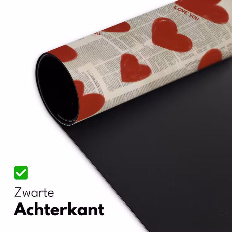 Bureau onderlegger - Hartjes - Krant - Loveyou — 4