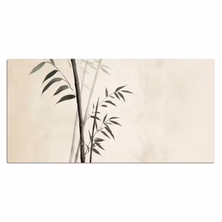 Bureau onderlegger - Japandi - Bamboe - Beige — 1