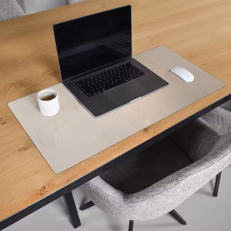 Bureau onderlegger - Japandi - Beige - Modern — 2
