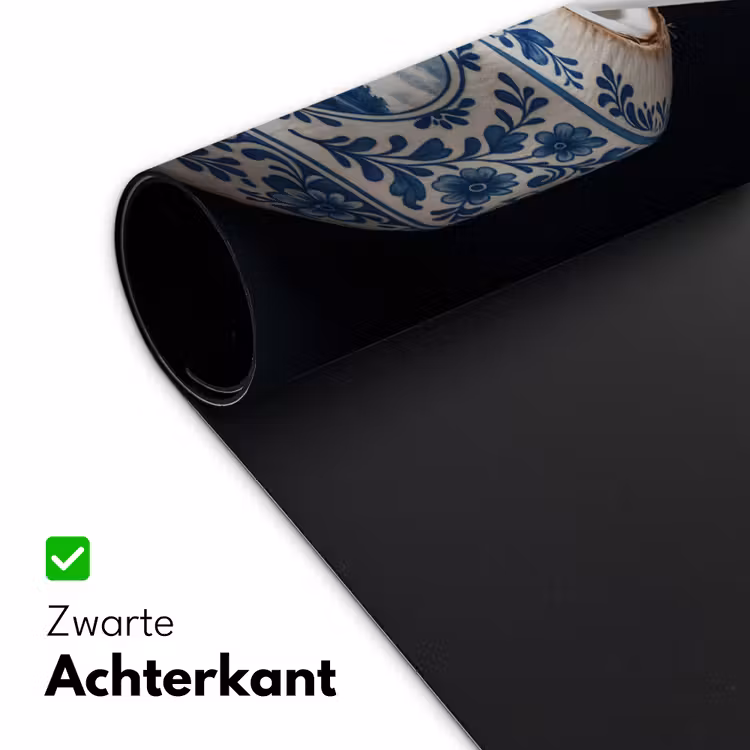 Bureau onderlegger - Kokosnoot - Eten - Delfts blauw - Drinken — 4