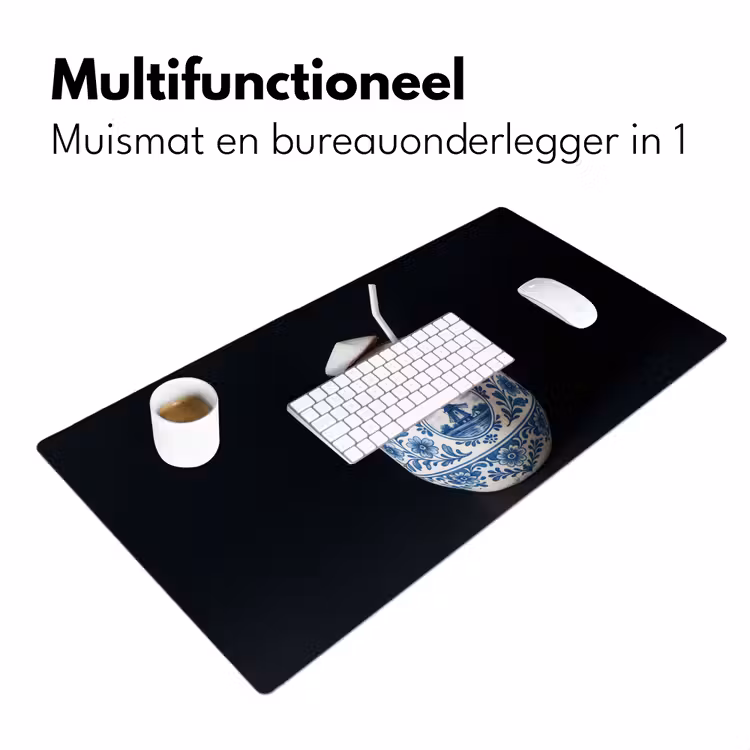 Bureau onderlegger - Kokosnoot - Eten - Delfts blauw - Drinken — 6