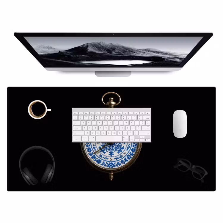 Bureau onderlegger - Kompas - Delfts blauw - Zwart — 3