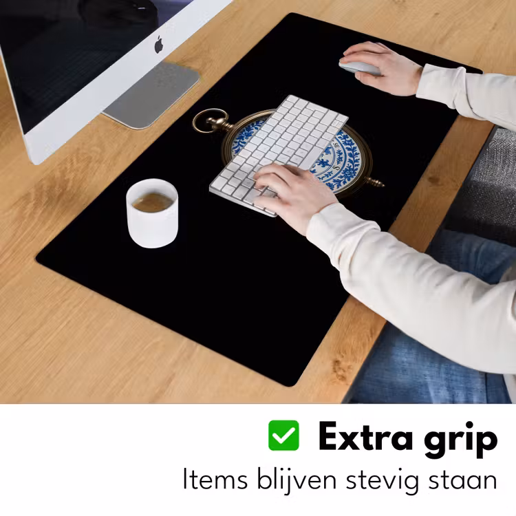 Bureau onderlegger - Kompas - Delfts blauw - Zwart — 5