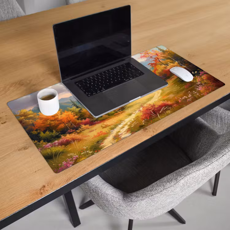 Bureau onderlegger - Landschap - Illustratie - Natuur — 2