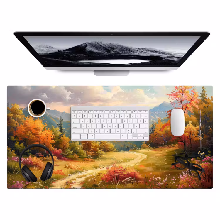 Bureau onderlegger - Landschap - Illustratie - Natuur — 3