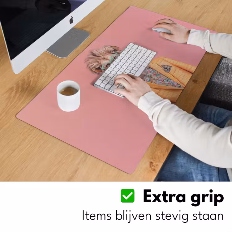 Bureau onderlegger - Leeuw - Pak - Geruit - Bril — 5