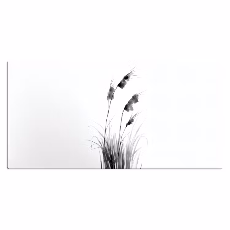 Bureau onderlegger - Minimalistisch - Stelen - Wit — 1