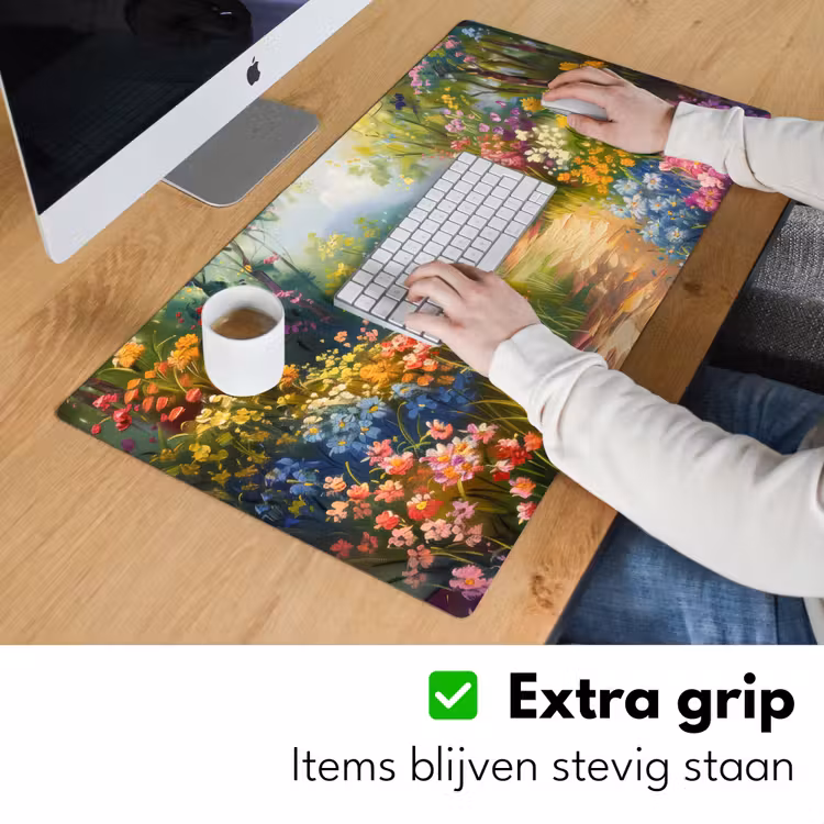 Bureau onderlegger - Natuur - Landschap - Bloemen - Kleurrijk — 5