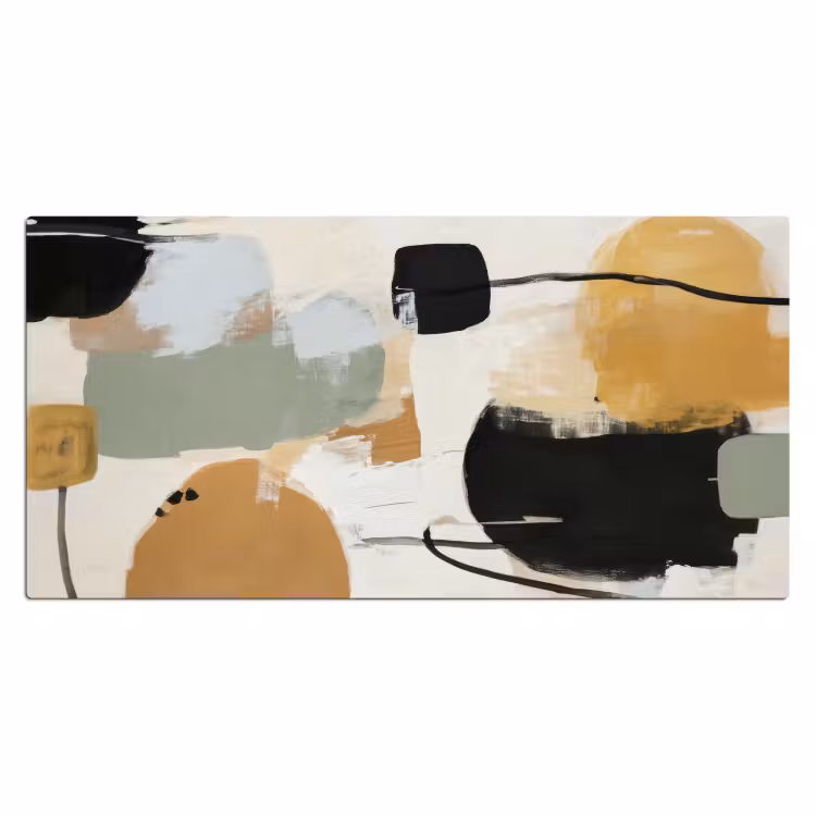 Bureau onderlegger - Paint - Abstract - Kleuren — 1