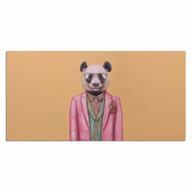 Bureau onderlegger - Panda - Pak - Zonnebril - Blauw — 1