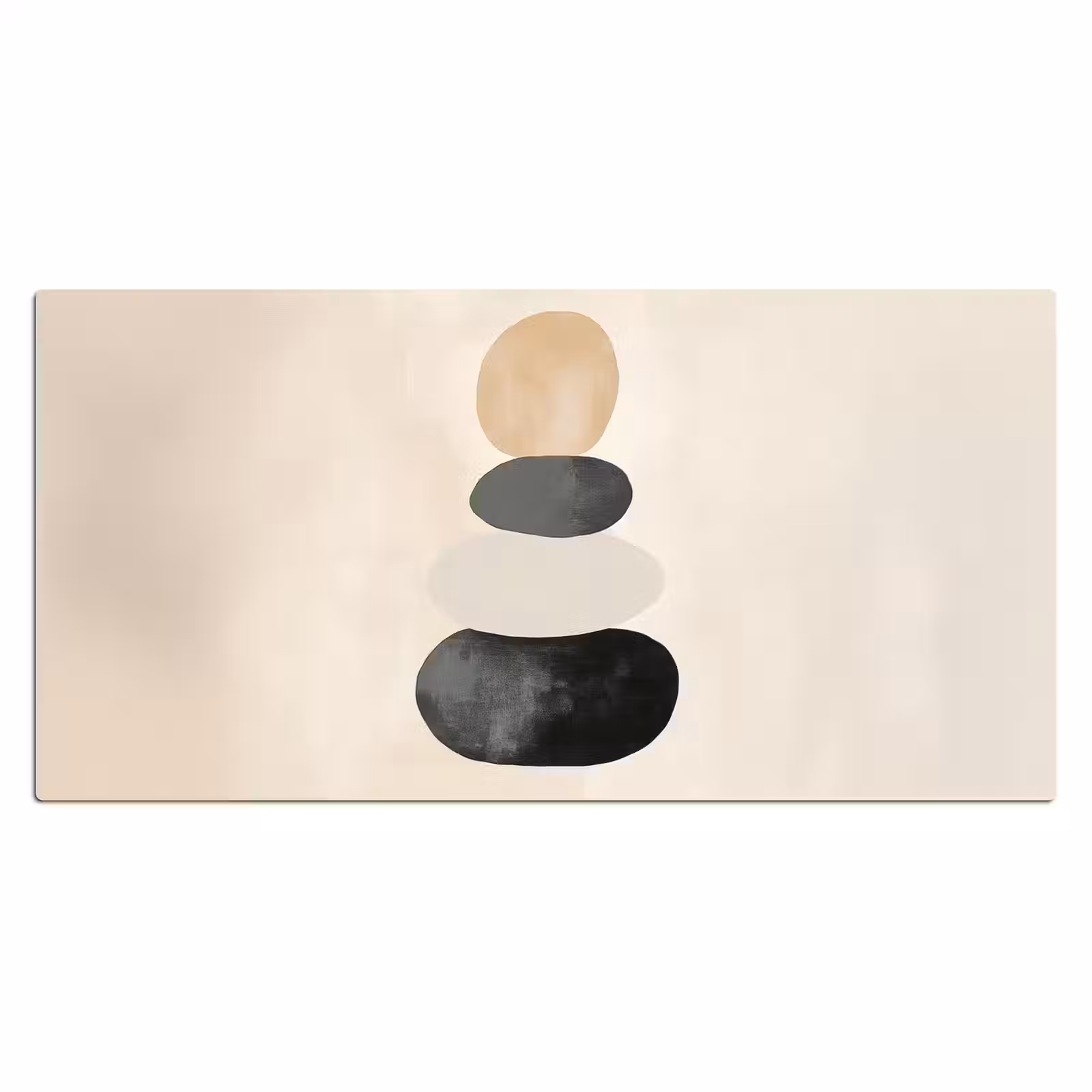 Bureau onderlegger - Japandi - Wabi sabi - Beige — 1