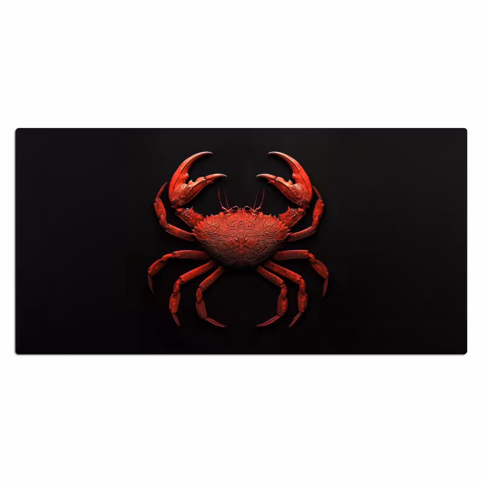 Bureau onderlegger - Krab - Rood - Vissen - Schaaldieren — 1