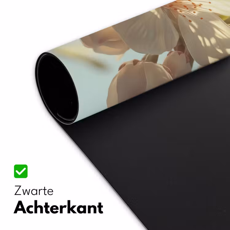 Bureau onderlegger - Bloesems - Wit - Zonnestralen - Bloemblaadjes — 4
