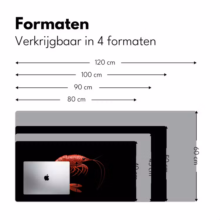 Bureau onderlegger - Garnaal - Rood - Dieren — 7