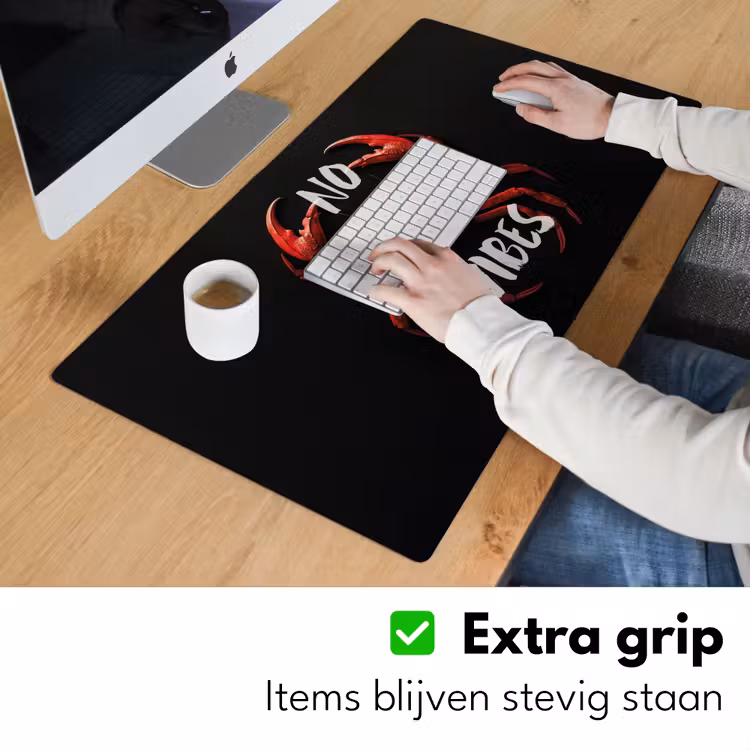 Bureau onderlegger - Krab - Rood - Tekst - Zwart — 5