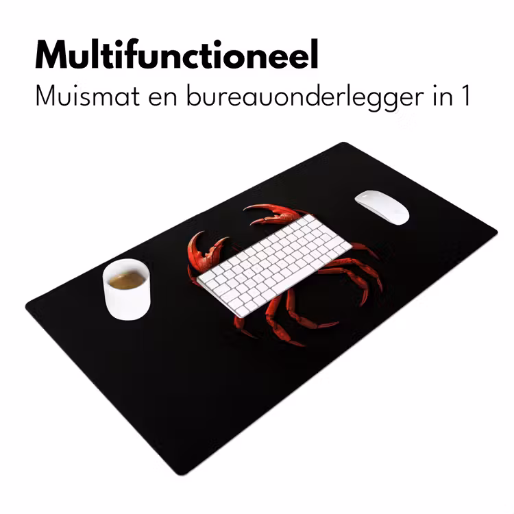 Bureau onderlegger - Krab - Rood - Vissen - Schaaldieren — 6