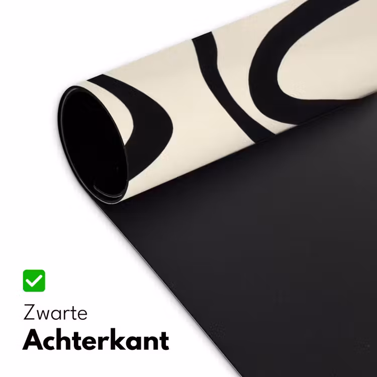 Bureau onderlegger - Abstract - Lijnen - Modern - Beige — 4