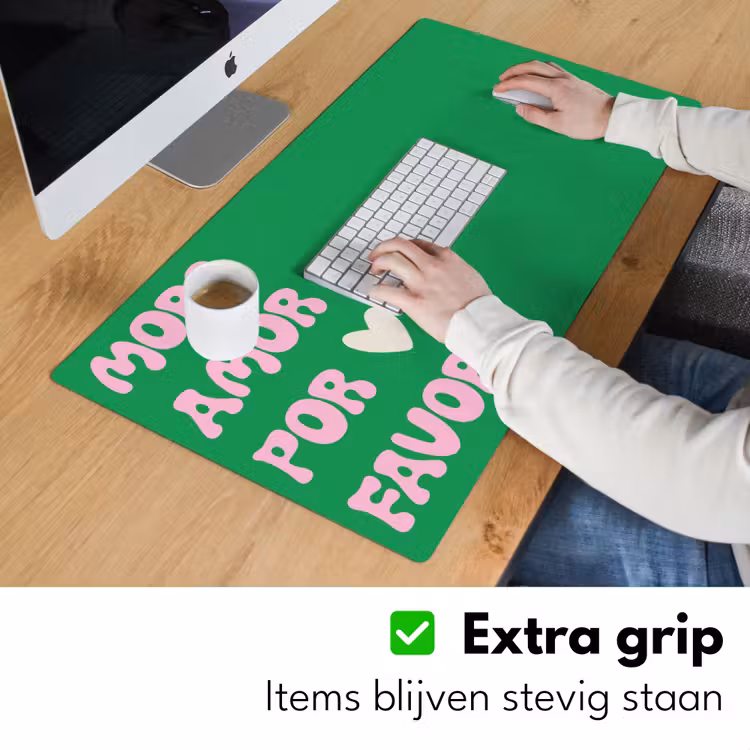 Bureau onderlegger - Amor - Valentijn - Groen - Tekst — 5