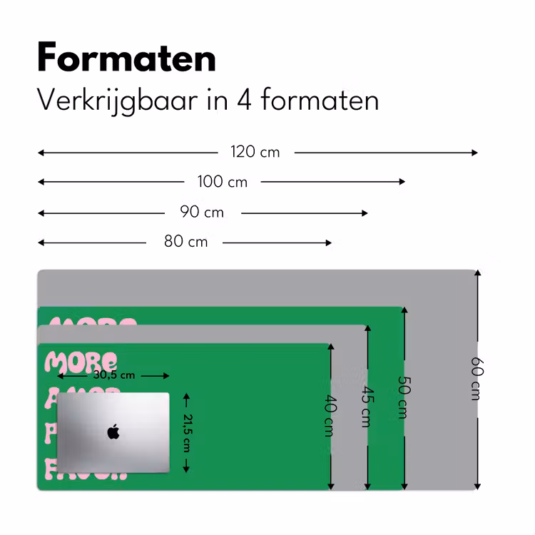 Bureau onderlegger - Amor - Valentijn - Groen - Tekst — 7