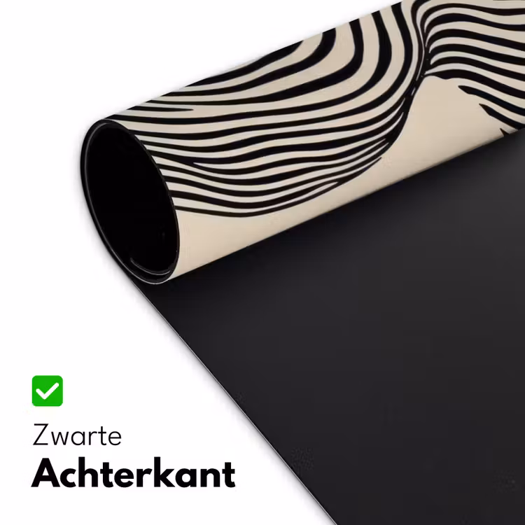 Bureau onderlegger - Golvend - Lijnen - Abstract - Silhouet — 4