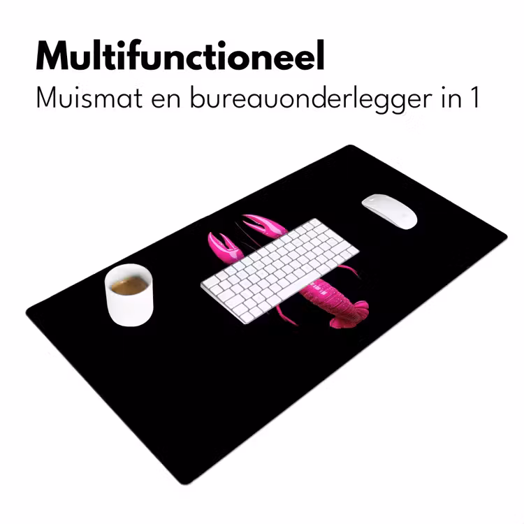 Bureau onderlegger - Kreeft - Felroze - Stippen - Opvallend — 6