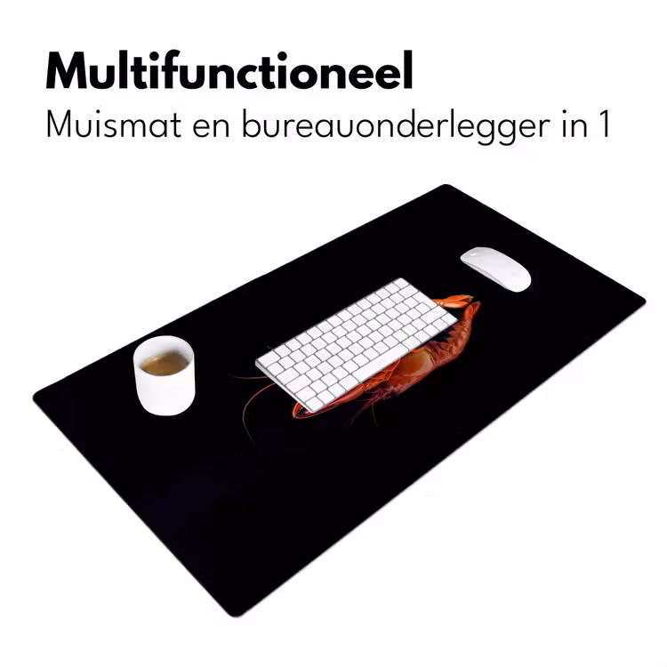 Bureau onderlegger - Kreeft - Oranje - Zwart - Opvallend — 6