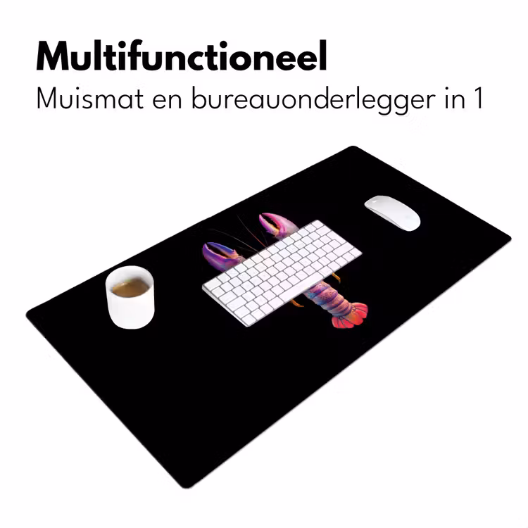 Bureau onderlegger - Kreeft - Paars - Roze - Zwart - Stippen - Lila — 6