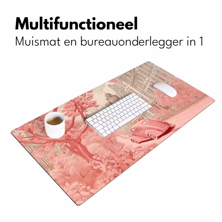 Bureau onderlegger - City - Car - Pink — 6