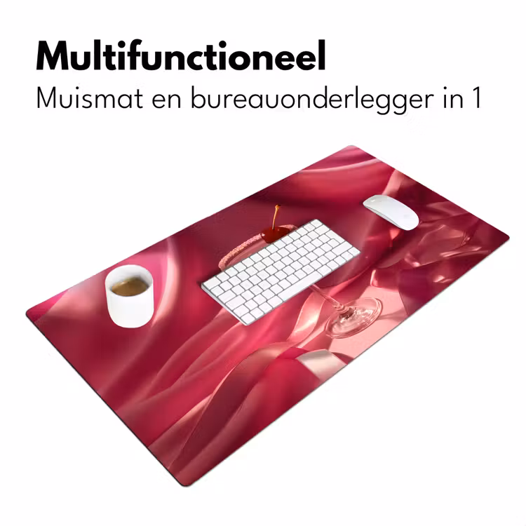 Bureau onderlegger - Cocktail - Pink - Luxe — 6