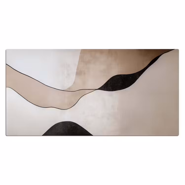 Bureau onderlegger - Contourlijnen - Abstracte landschap — 1