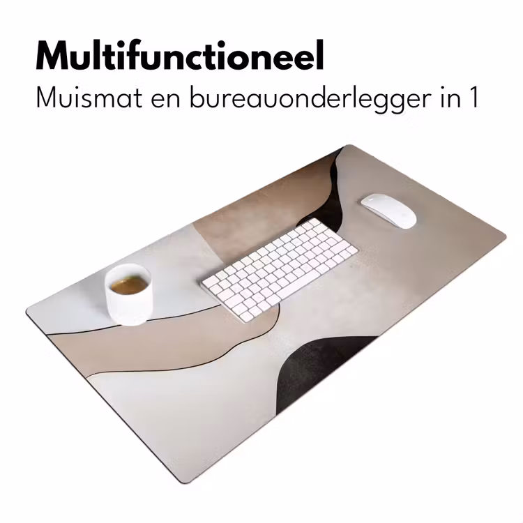 Bureau onderlegger - Contourlijnen - Abstracte landschap — 6