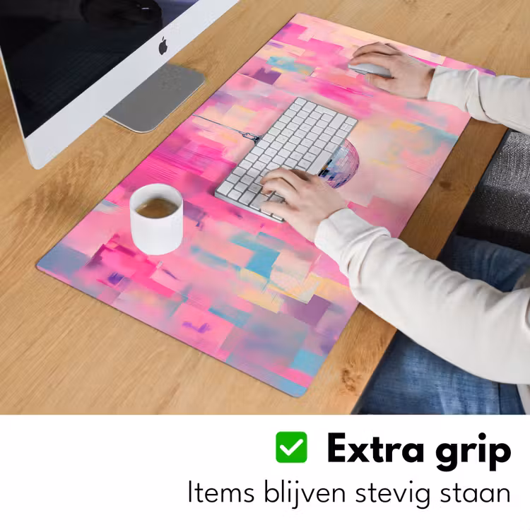 Bureau onderlegger - Discobal - Pink - Verf — 5