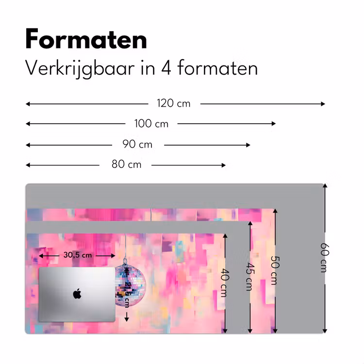 Bureau onderlegger - Discobal - Pink - Verf — 7