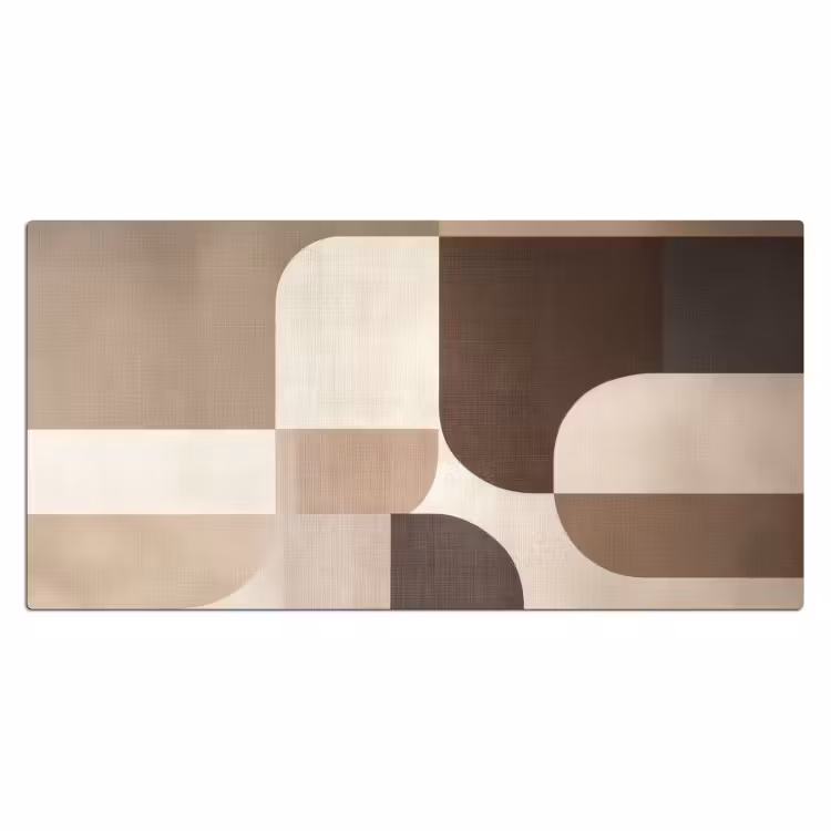 Bureau onderlegger - Geometrisch - Geweven structuur - Modern — 1