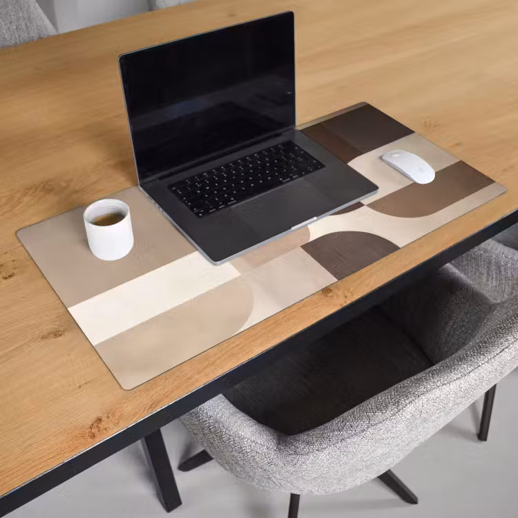 Bureau onderlegger - Geometrisch - Geweven structuur - Modern — 2