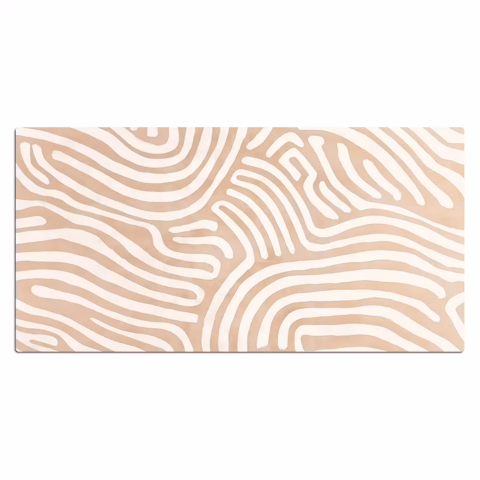 Bureau onderlegger - Beige - Aardspatroon — 1