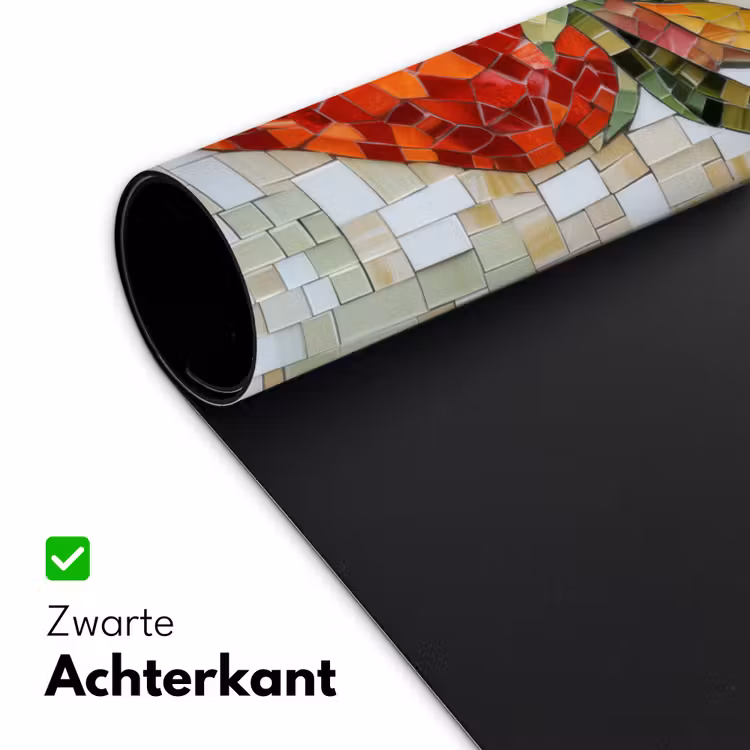 Bureau onderlegger - Aardbei - Rood - Mozaïek - Fruit — 4