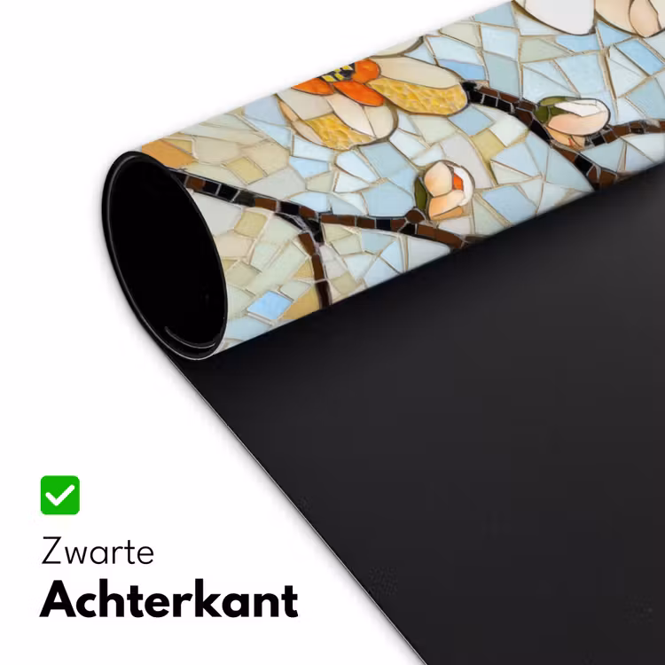 Bureau onderlegger - Bloesems - Wit - Mozaïek - Tak — 4