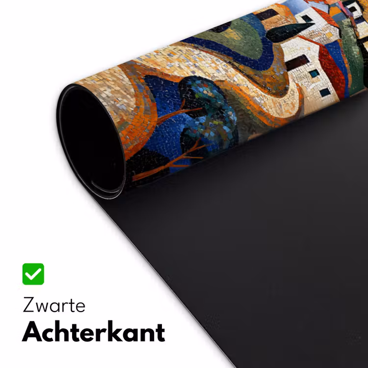 Bureau onderlegger - Dorp - Heuvelachtig - Zon - Mozaïek — 4