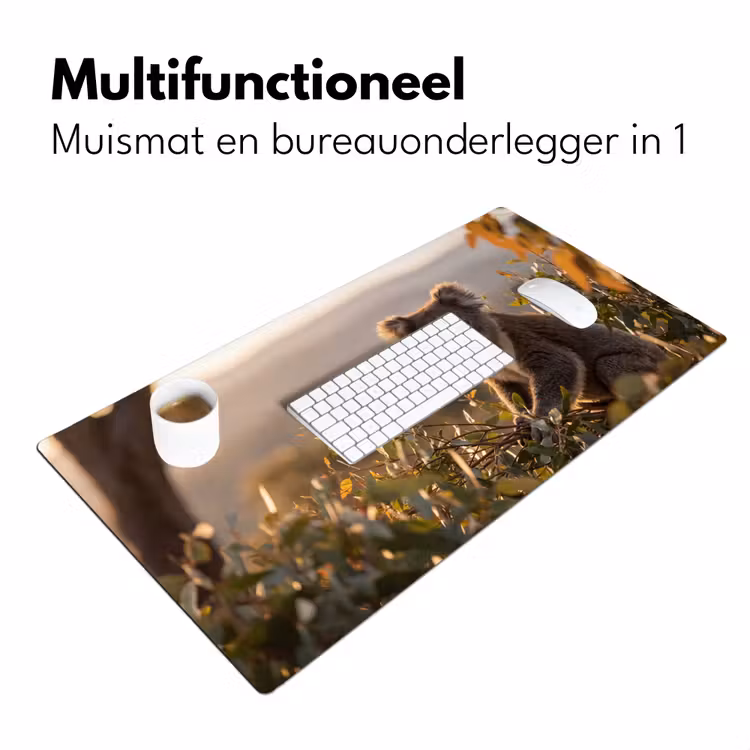 Bureau onderlegger - Koala - Bladeren - Ochtendlicht — 7