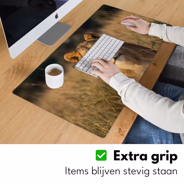Bureau onderlegger - Leeuwin - Gras - Geel — 6